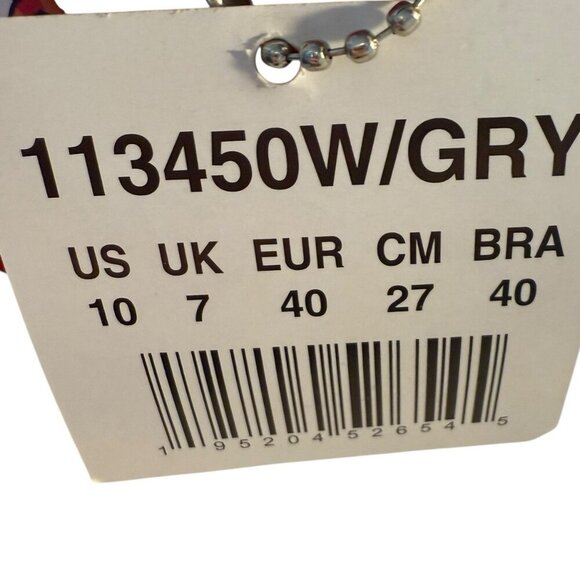 Bobs From Skechers113450W Gray Slip On Comfort Loafer Size 10 Wide Fit Textile - Picture 6 of 7